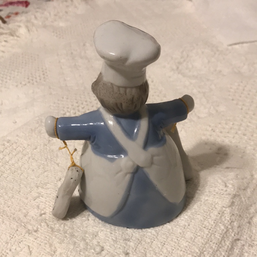 Dinner bell chef “come and get it” porcelain Art Deco Home Kitchen - Picture 3 of 6